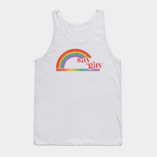Florida Say Gay I Will Say Gay LGBTQ Gay Rights Shirt Tank Top